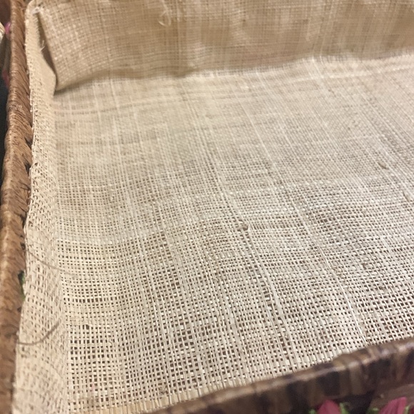 Vintage Woven Pink Floral Pyrex serving tray 13 x 8 BRAND NEW!!! - Picture 3 of 7